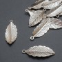 Pendant Finding Leaf, 12.5×31.5 mm, packaging 20 g, 13 pcs (+/-)