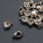 Bead End Cap "Lion" Pandora, diameter 12.5×8 mm, hole Ø4 mm, packaged 20 g, 15 pcs. (+ -)