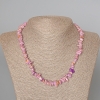 Phosphosiderite Bead Necklace (single) chipped 9×3 mm + -, length 47 cm +