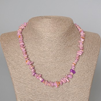 Phosphosiderite Bead Necklace (single) chipped 9×3 mm + -, length 47 cm +