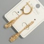 Earrings Xuping, diameter 7×29 mm + -, length 44 mm ± 18K gold plating