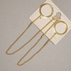Xuping Earrings, diameter 15mm+, length ~10.5cm, 18K Gold Plated