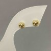 Xuping Stud Earrings, 6 mm diameter ± 18K Gold Plated