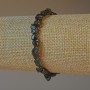 Bracelet Sunstone Obsidian Natural Unpolished Stone Bead 6mm±, 18cm± (Stretch)