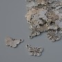 Butterfly Pendant Findings, diameter 14×9mm± packaging 45pcs± 20g
