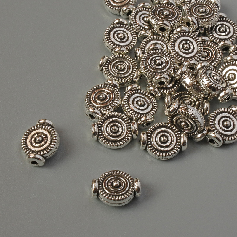 Bead Finding Inlay, diameter 8×9,5 mm, packaging 30 pcs ±, 20 g