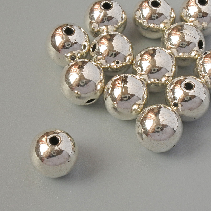 Bead Finding Inlay, 8mm diameter ± packaged 12 pcs ± 20 g