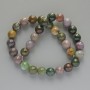 Jasper Beads Multicolor Natural Stone Smooth Round Bead, 10.5mm± Diameter, 38cm± Length on Thread