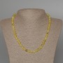 Necklace with Yellow Turquoise Smooth Beads, diameter 6.5mm±, length 48cm±