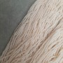 Milk-White Faceted Czech Crystal Czech Glass Beads, rondelle, 3x2.5 mm, 40 mm thread length