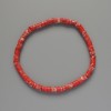 Variscite Bracelet red (premium) washer, diameter 4.5×2.5mm±, length 18cm± (stretch)