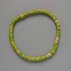 Variscite Bracelet, Green (Pressed) Bead, 4.5x2.5 mm, diameter 4.5x2.5 mm, stretch 18 cm