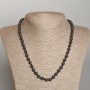 Lava Bead Necklace, 6mm balls, length 46cm