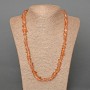 Colored Quartz Beads Tiny Crystals, diameter 8x4mm+-, length 57-62cm+