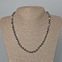 Hematite Necklace Geometric, 4x4mm facets, length 46 cm