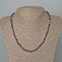 Hematite Beaded Necklace, Octagonal Beads, 6x6mm, length 47cm
