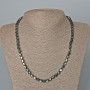 Hematite Cube Bead Necklace, diameter 6mm ±, length 48cm ±
