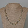 Labradorite Necklace with Natural Stone, Multi-faceted, diameter 9x12mm, length 50cm