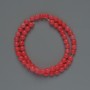 Imitation Tourmaline Smooth Round Beads, Approx. 6 mm, Approx. 37 cm on Line
