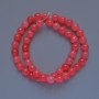 Beads Tourmaline (artificial) smooth round, diameter 8mm±, length 38cm± on beading wire