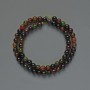 Jasper Beads (unit) smooth round bead, diameter 6mm±, length 38cm ± on thread