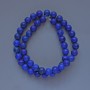 Lapis Lazuli Beads (piece) Smooth Round 8mm Ø, Thread Length 39cm ± on String