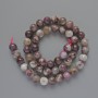 Natural Tourmaline Beads, smooth round beads 8mm diameter, 40cm length, on a thread