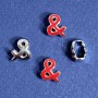 Pandora-Style Spacer "End" 10x9mm, pack of 4 pcs