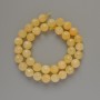 Citrene Beads, Natural Stone, Faceted Round Beads, 10mm diameter, 38cm length on thread