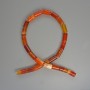 Orange Agate Beads natural stone cylinder, diameter 8×16mm ±, length 38cm ± on fishing line