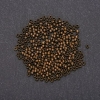 Crimp Fittings "Zahipi", diameter 2.5 mm, metal color "bronze" 200g