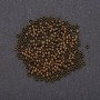 Crimp Fittings "Zahipi", diameter 2.5 mm, metal color "bronze" 200g
