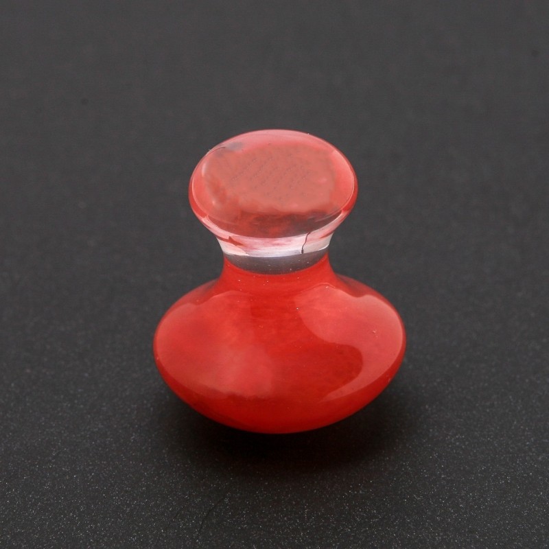 Natural Stone Massager Chalcedony 35x40mm