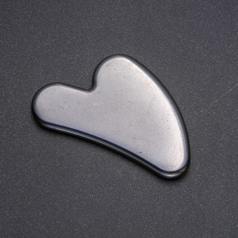GuaSha Massage Stone Gua Sha Massager with Hematite 80x55mm +
