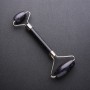 Aventurine Massager "Blue Sand of Night of Cairo", length 14cm, silver metal