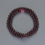 Tourmaline Beads smooth ball diameter 6.5 mm+, length 38 cm+- on thread