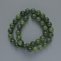 Jadeite Beads, natural stone, smooth round, diameter 10mm±, length 39cm± on a thread