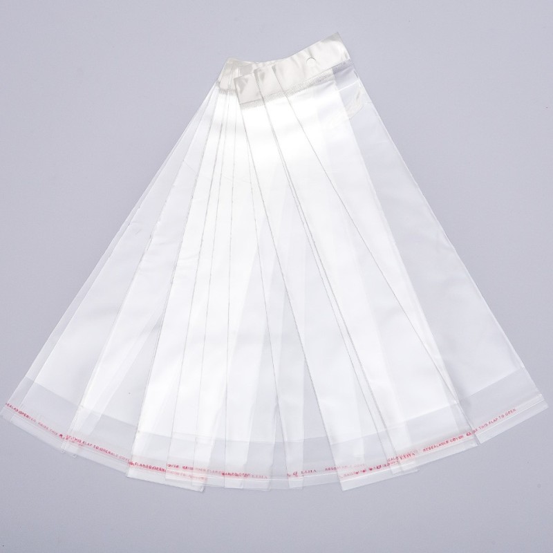 Self-Adhesive Packaging Bag 7x31.5cm, 100pcs