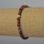 Jasper Mookaite Bracelet, natural stone, smooth round beads 5mm ±, length 18cm ± (stretch)