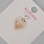 Xuping Pendant "Heart" with White Crystals, 20x15mm ±, 18K Gold Plating
