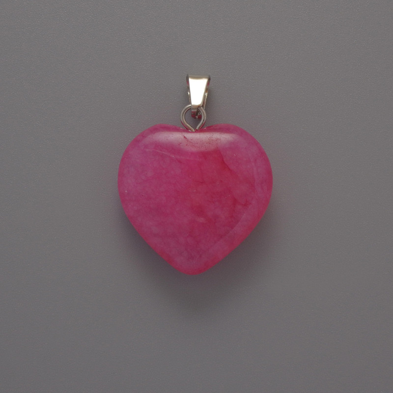Pendant Heart Turquoise? Wait: actual stone is tourmaline. Translate: Turmaline Heart Pendant, diameter 20x20x6mm, length 28mm