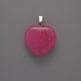 Pendant Heart Turquoise? Wait: actual stone is tourmaline. Translate: Turmaline Heart Pendant, diameter 20x20x6mm, length 28mm
