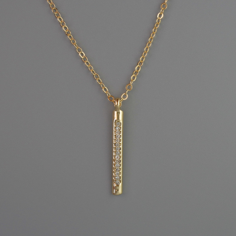 Pendant on a chain of golden metal, diameter 26×3 mm, thickness 1 mm + -, chain length 40-45 cm +