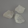 Pendant Raw Mountain Quartz Natural Stone Unfinished, diameter 24x19 to 32x24mm+-, assorted