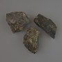 Pendant Labradorite natural stone unpolished, from 31x27 to 37x29 mm approx., assorted