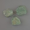 Pendant Amazonite natural stone unprocessed from, diameter 26×20 to 35×29mm± assortment