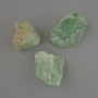 Fluorite Pendant, Natural Unprocessed Stone, diameter 24x22 to 36x28mm, assorted
