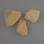Pendant Selenite natural stone unprocessed from, diameter 34x20 to 35x29mm+- assortment