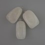 Pendant Rock Crystal Natural Stone, diameter 35x17mm+