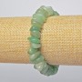 Bracelet Natural Jade Beads, faceted, 12x5mm, length 18cm, stretch